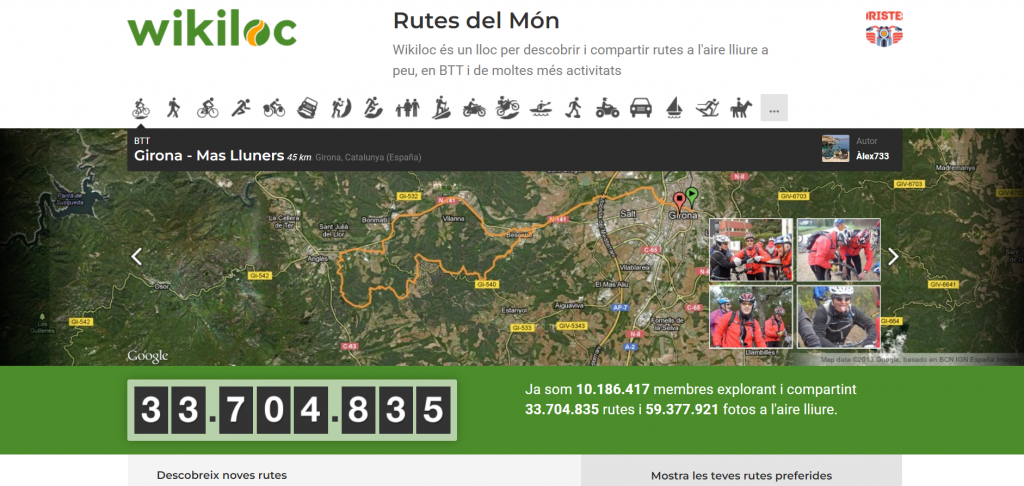 Mapas de rutas en moto por cataluña